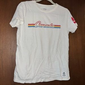 Roots t-shirt, Canada anniversary addition